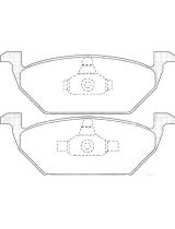 AP 05P730 Колодки дисковые передние