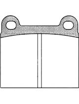 AP 05P659 Колодки дисковые передние