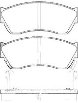 AP 05P343 Колодки дисковые