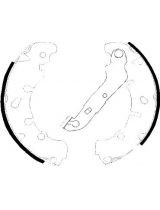 AP 08170 Колодки барабанные задние