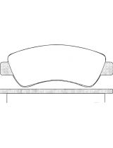 AP 05P789 Колодки дисковые передние