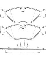 AP 05P656 Колодки дисковые передние