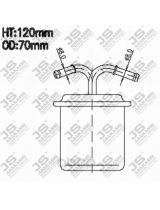 JS Asakashi FS317J Фильтр топливный