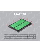 Lynxauto LA-2078 Фильтр воздушный