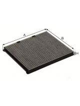 Lynxauto LAC-148C Фильтр салонный, угольный