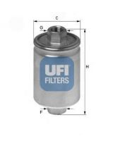 UFI 31.741.00 Фильтр топливный