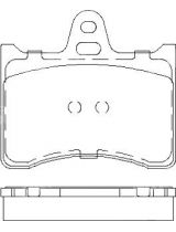 Patron PBP196 Колодки дисковые задние