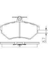 Patron PBP1289 Колодки дисковые передние