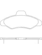 Patron PBP617 Колодки дисковые передние