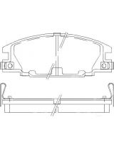 Patron PBP678 Колодки дисковые передние