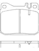 Patron PBP243 Колодки дисковые передние