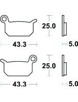 TRW MCB750RSI Колодки дисковые передние