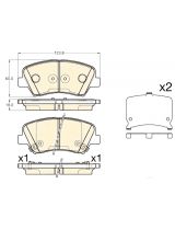 TRW GDB3552 Колодки дисковые передние