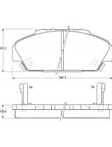 TRW GDB1137 Колодки дисковые