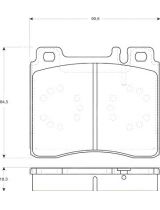 TRW GDB113 Колодки дисковые