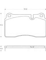 TRW GDB1743 Колодки дисковые передние