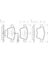 TRW GDB1721 Колодки дисковые передние