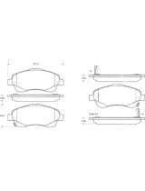 TRW GDB3336 Колодки дисковые передние
