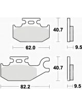 TRW MCB724 Колодки дисковые