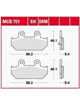 TRW MCB751SRM Колодки дисковые задние