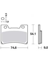 TRW MCB642SV Колодки дисковые передние