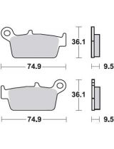 TRW MCB575SR Колодки дисковые
