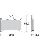 TRW MCB595 Колодки дисковые