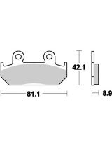 TRW MCB562 Колодки дисковые передние