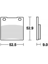 TRW MCB531SH Колодки дисковые передние