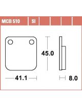 TRW MCB510SI Колодки дисковые передние