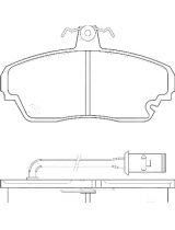 TRW GDB851 Колодки дисковые