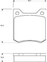 TRW GDB550 Колодки дисковые передние