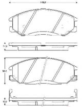 TRW GDB3257 Колодки дисковые