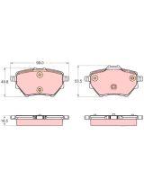 TRW GDB2036 Колодки дисковые задние