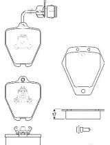 TRW GDB1329 Колодки дисковые