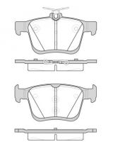 REMSA 151600 Колодки дисковые