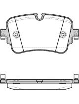 REMSA 166808 Колодки дисковые