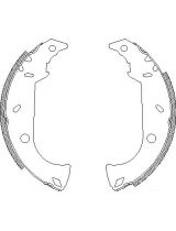 REMSA 418000 Колодки дисковые