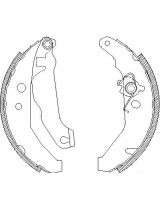 REMSA 418501 Колодки дисковые