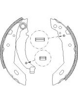 REMSA 409500 Колодки дисковые