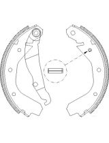 REMSA 408800 Колодки дисковые