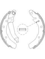 REMSA 408600 Колодки дисковые