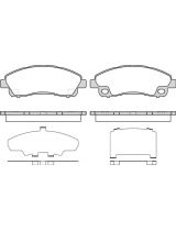 REMSA 164500 Колодки дисковые