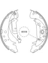 REMSA 408901 Колодки дисковые