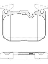 REMSA 149110 Колодки дисковые