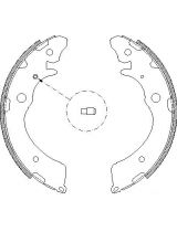 REMSA 438300 Колодки дисковые