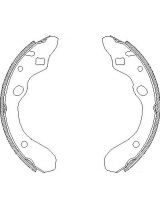 REMSA 414700 Колодки дисковые