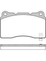 REMSA 066604 Колодки дисковые