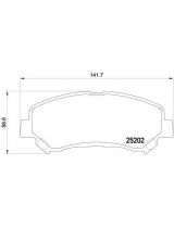 Textar 2520201 Колодки дисковые