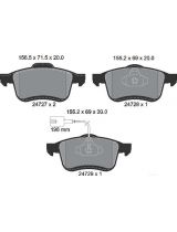 Textar 2472701 Колодки дисковые